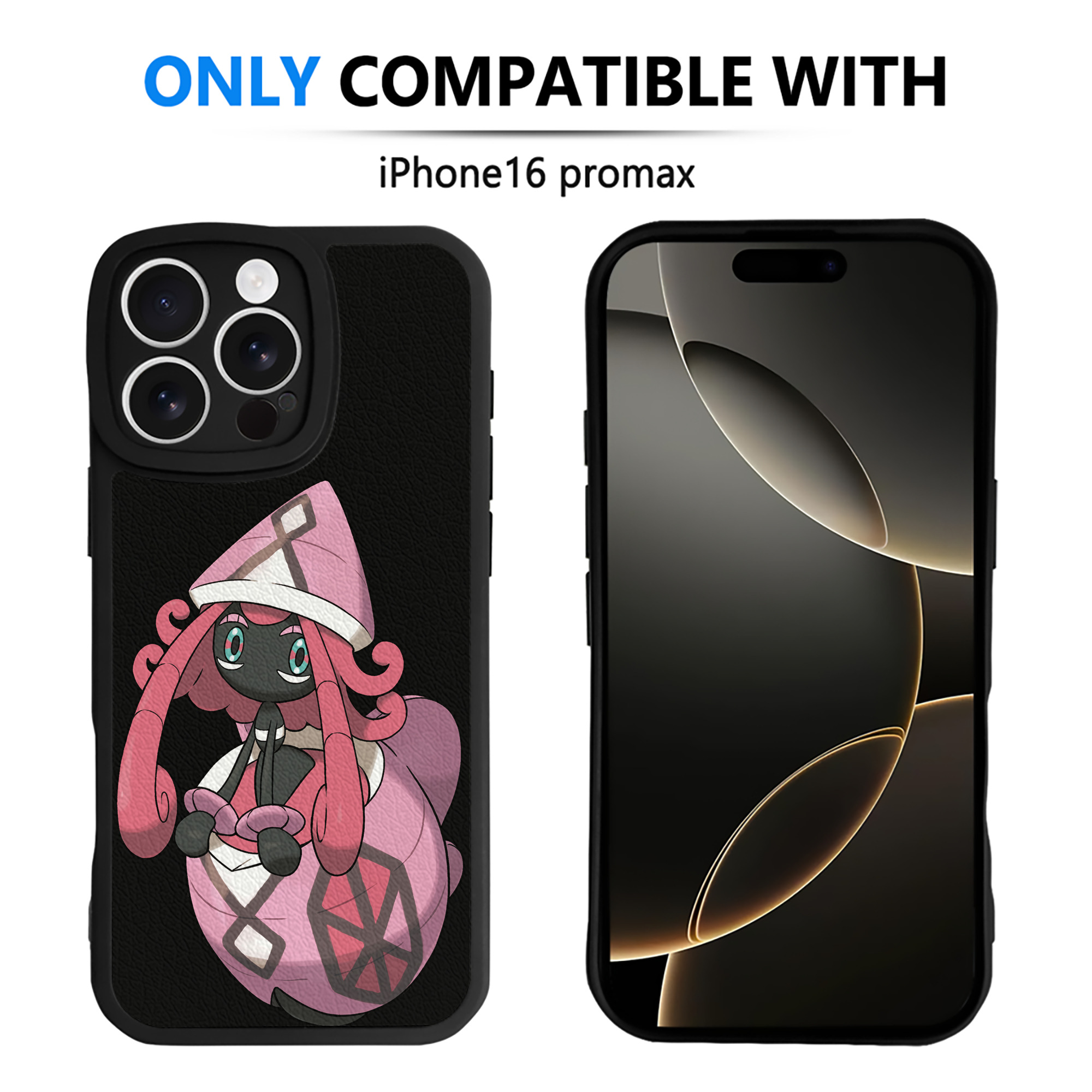 （画像用） ポケットモンスター Pokémon 【iPhone 16シリーズ対応】シリコンスマホケース（レザー調） 材質：シリコン